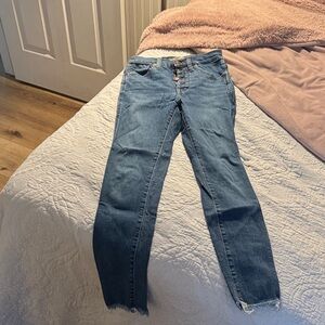 Madewell Women's high rise 10” Skinny Jeans in Light Blue